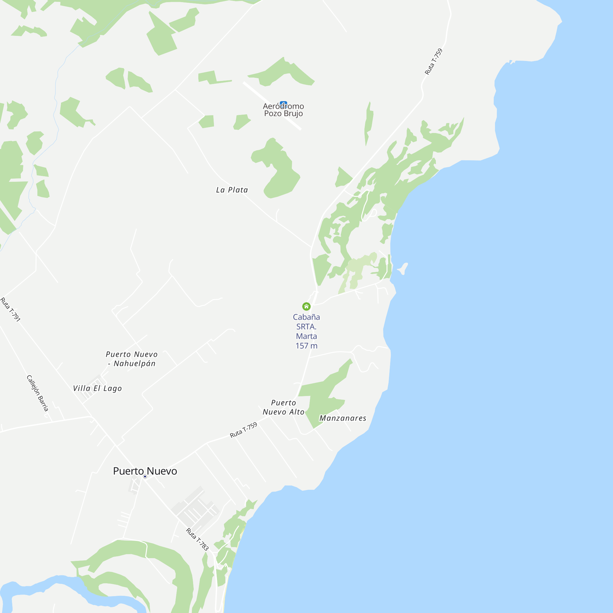 Cabaña SRTA. Marta map