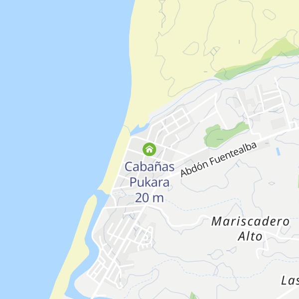 Map of Cabañas Pukara