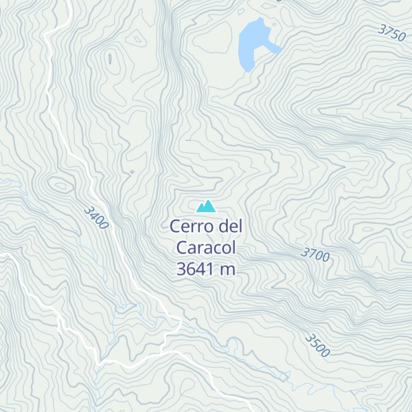 Map of Cerro del Caracol