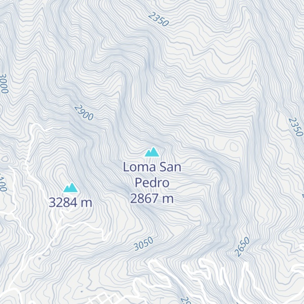 Map of Loma San Pedro