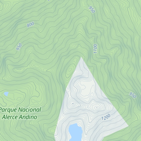 Map of Cerro Elefante