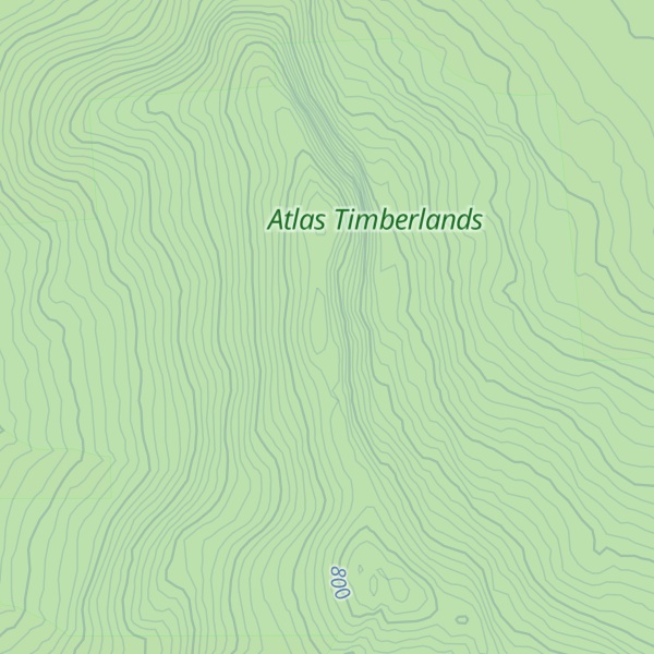 Map of Burnt Mountain
