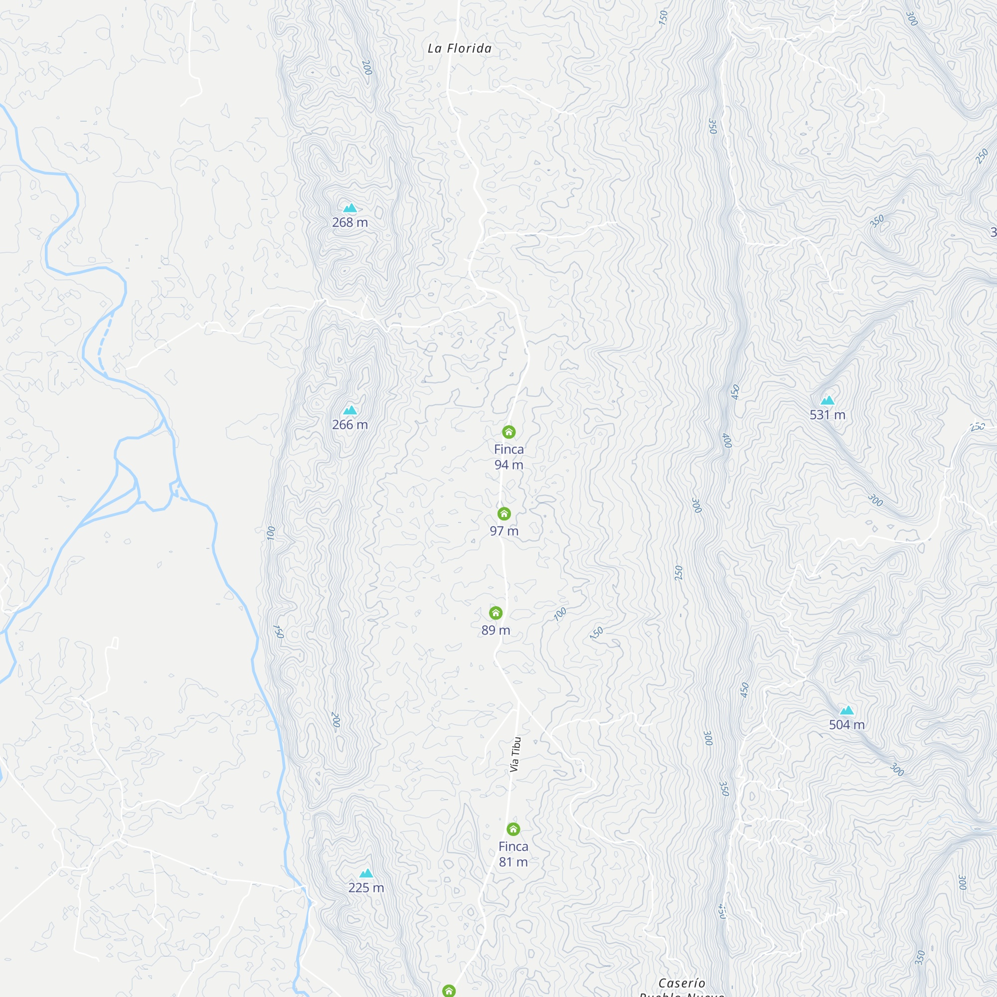 El Piñal map