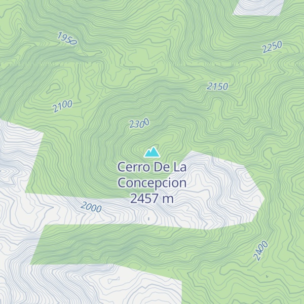 Map of Cerro De La Concepcion