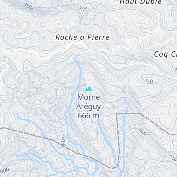 Map of Morne Aréguy