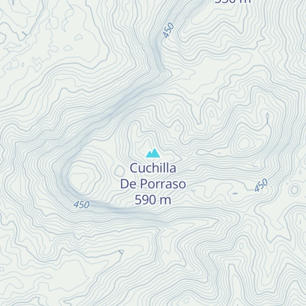Map of Cuchilla De Porraso