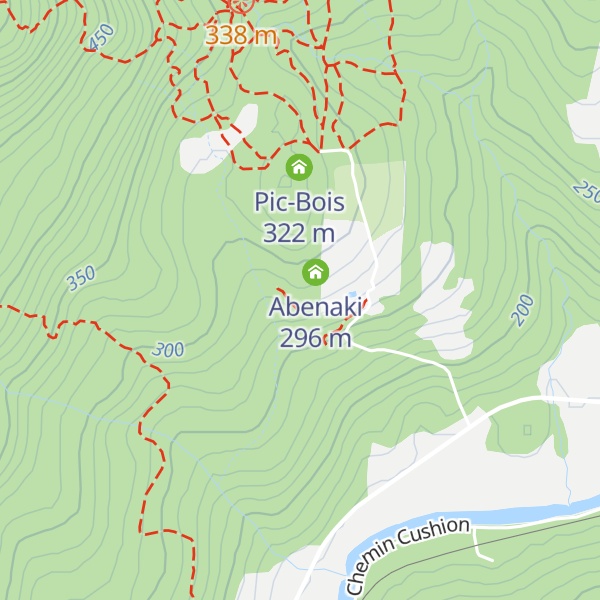 Map of Pico Alto