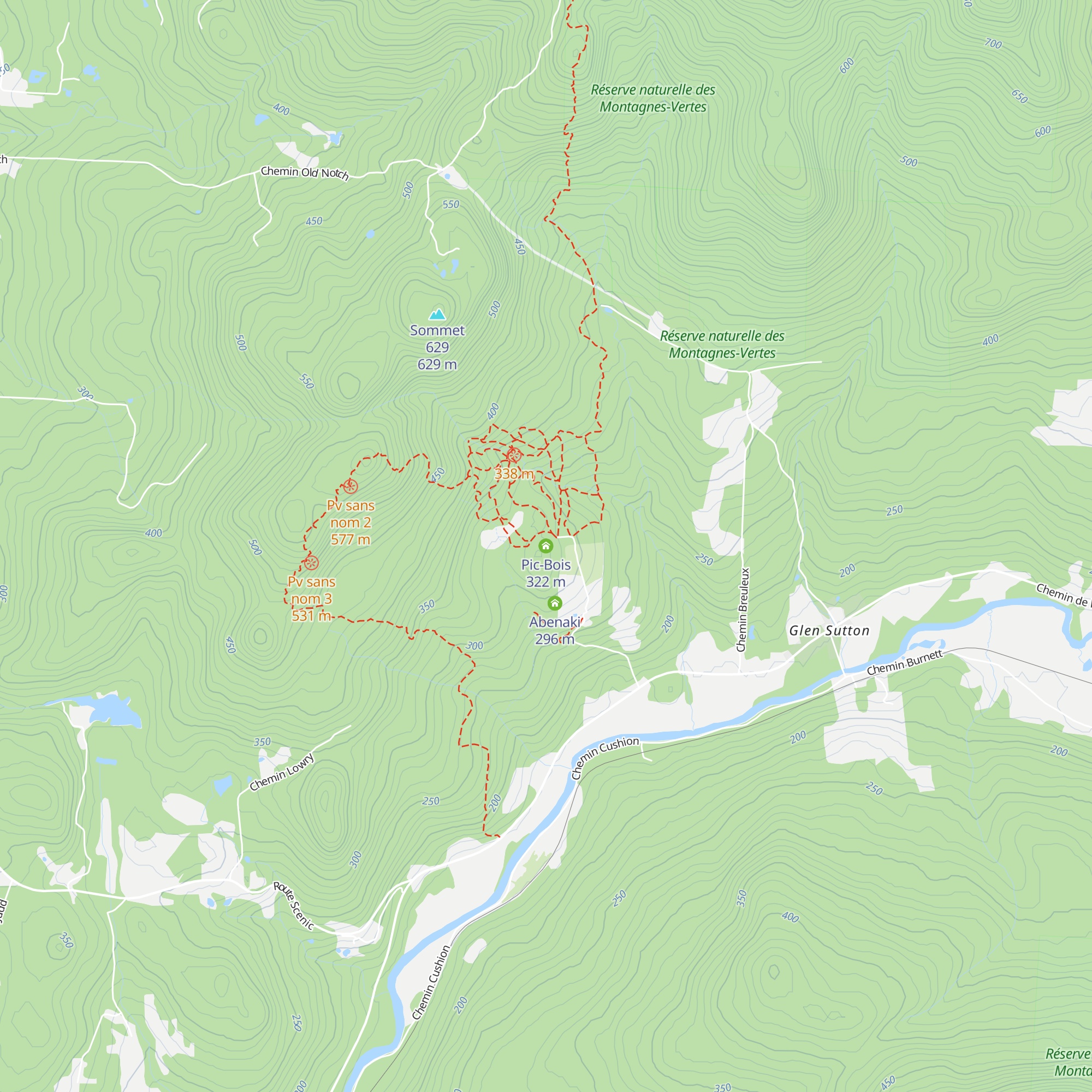 Pic-Bois map