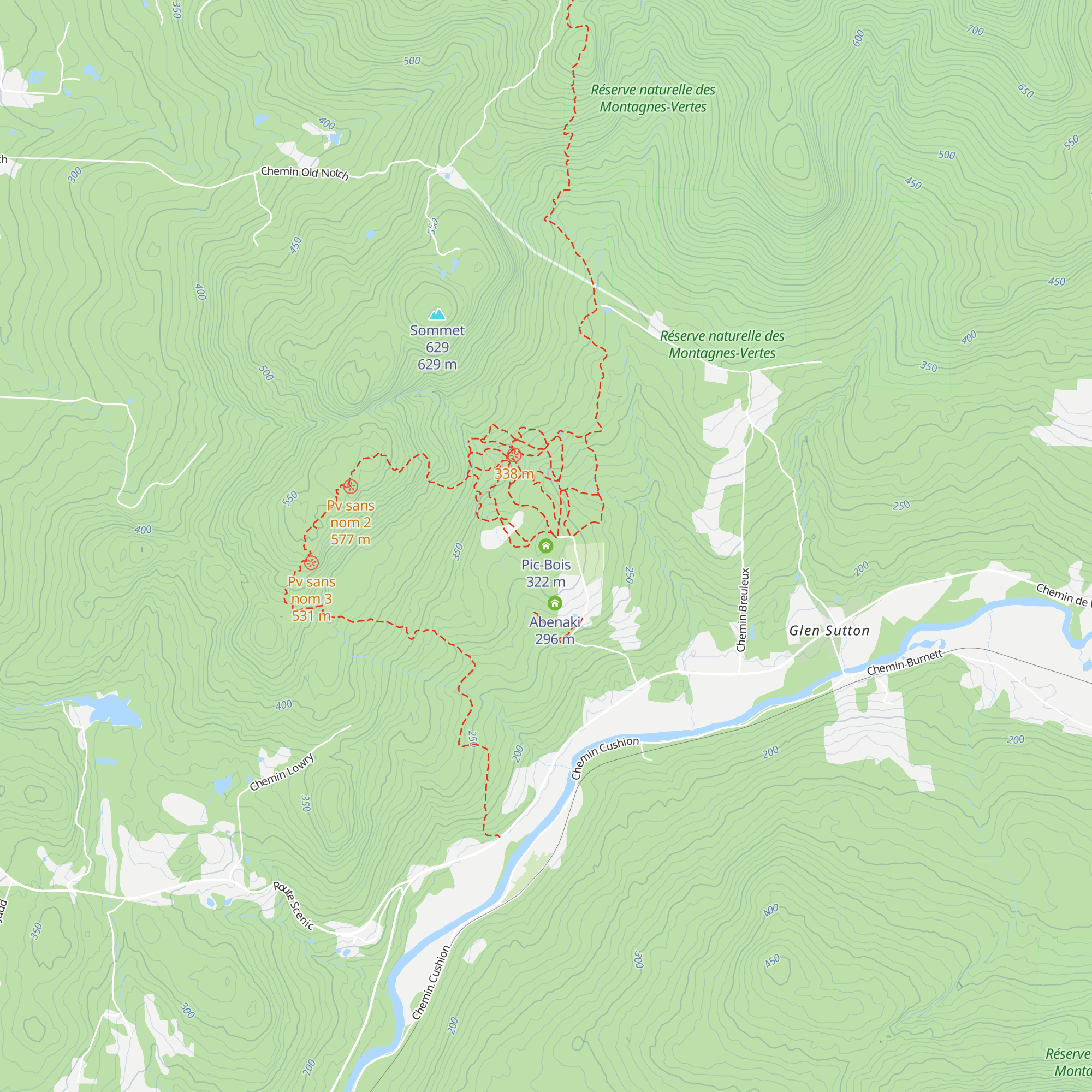 Pic-Bois map