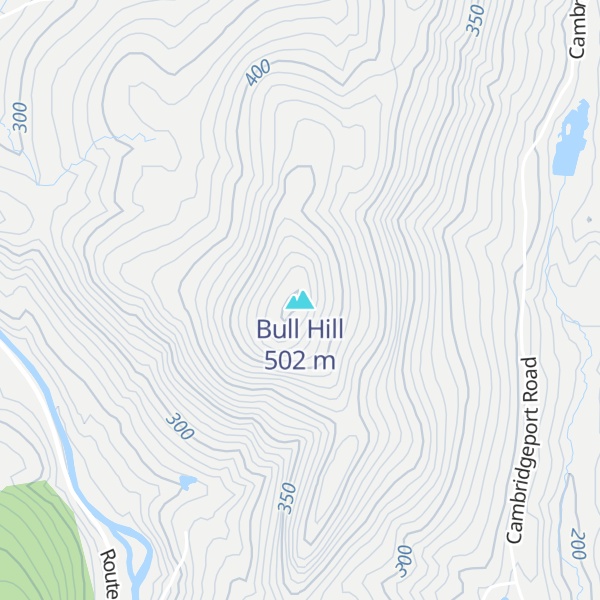 Map of Bull Hill