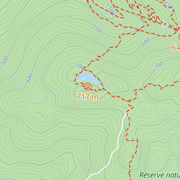 Map of Pic Abenakis