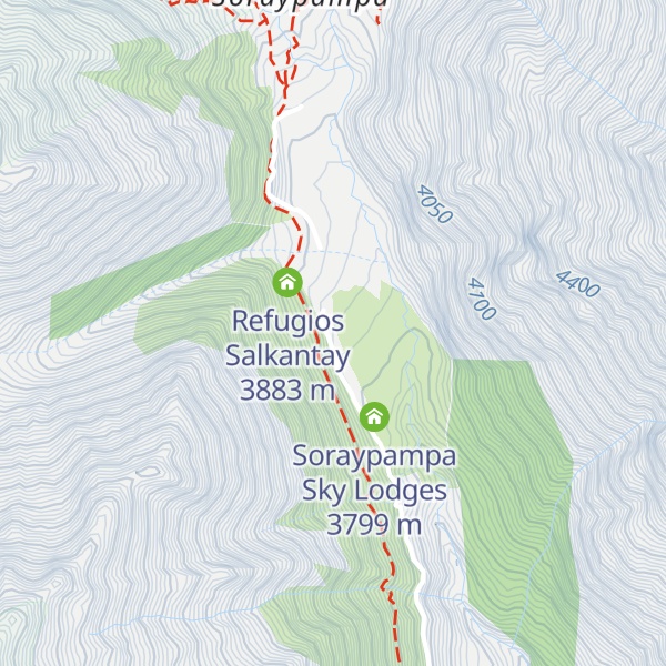 Map of Refugio de Nacho