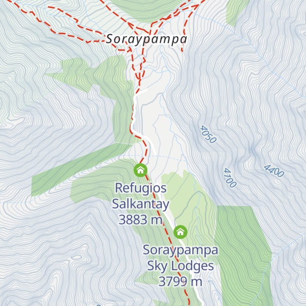 Map of Salkantay Cabins Machu Picchu