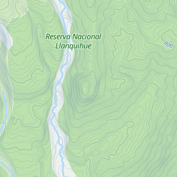 Map of Cerro Botella