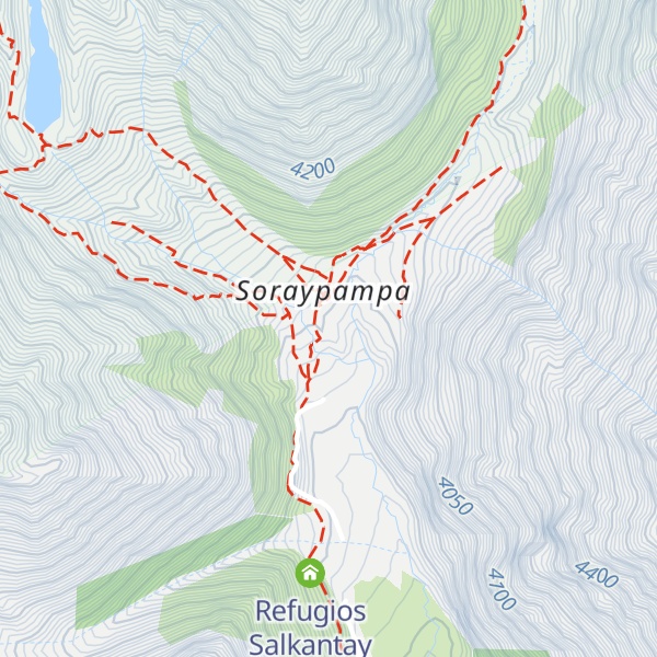 Map of Salkantay Sky Lodge