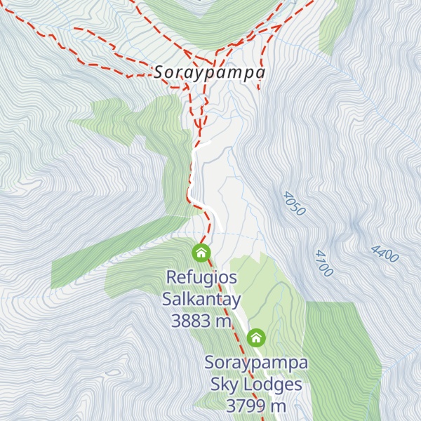 Map of Quechuas Salkantay Bio Domes