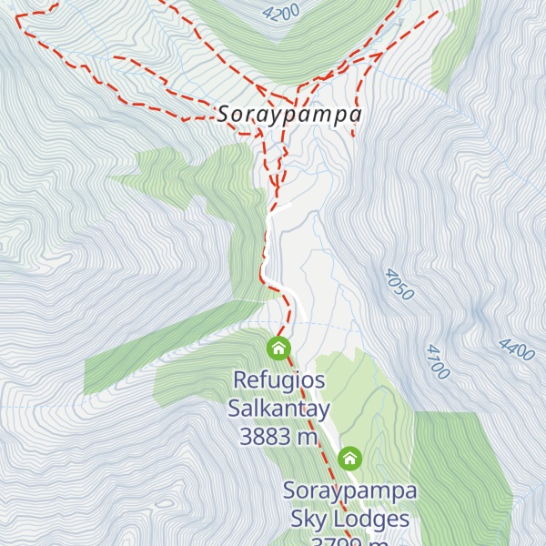 Map of Salkantay Lodge