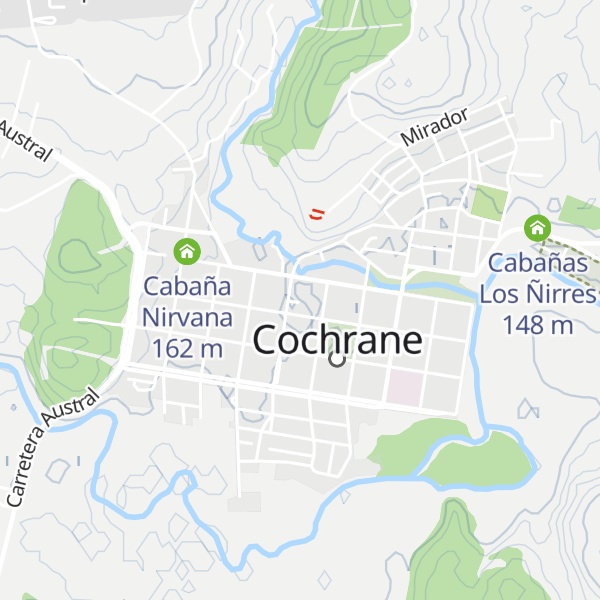 Map of Cabañas que Apuro