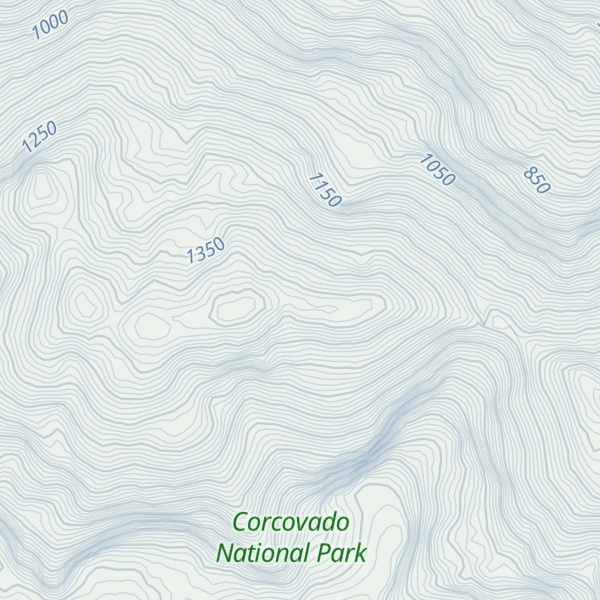 Map of Cerro Cuatro Pirámides