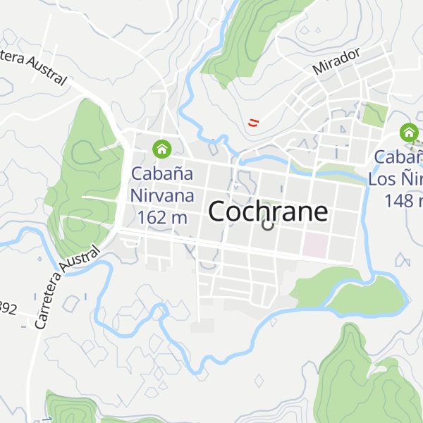 Map of Cabañas Marlo
