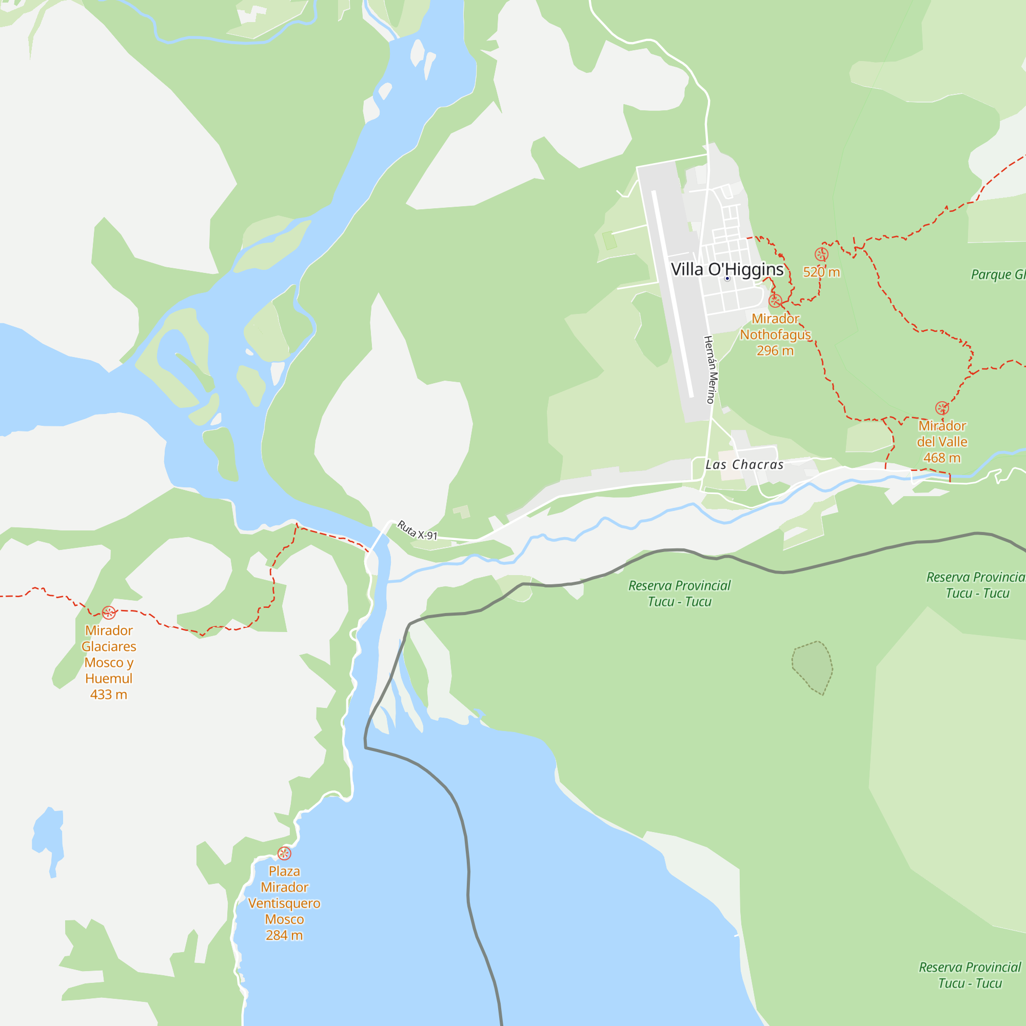 Cabanas map