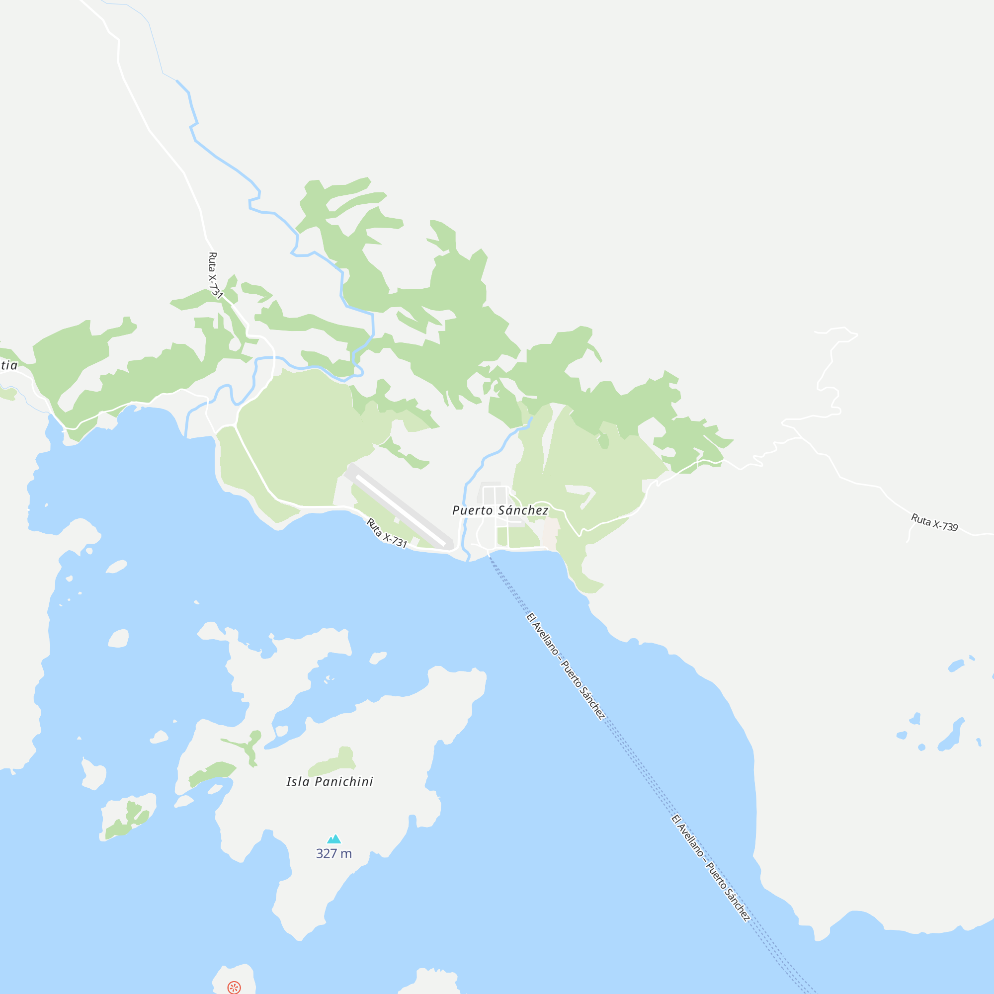 Cabañas Francisca map