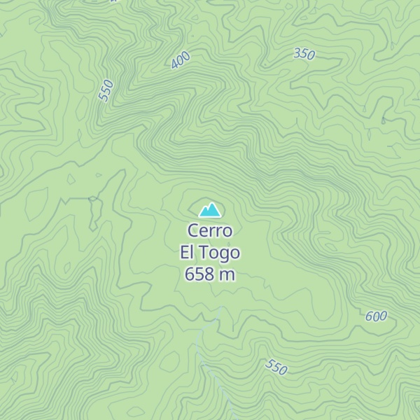 Map of Cerro El Togo
