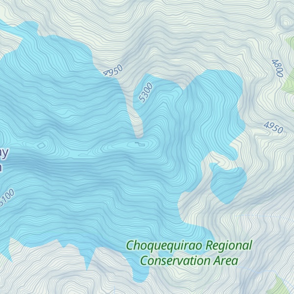 Map of Nevado Humantay
