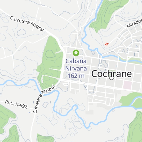 Map of Cabañas Margarita