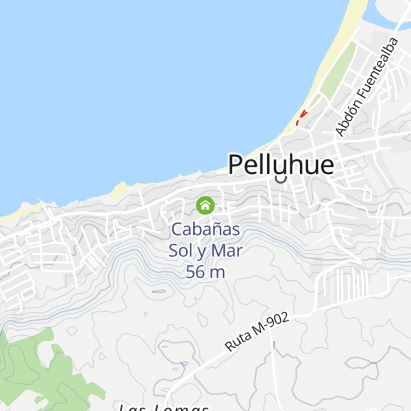 Map of Cabañas Sol y Mar