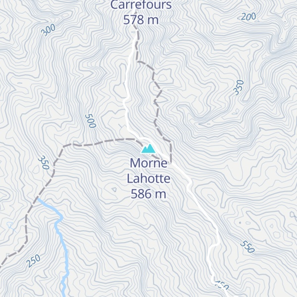 Map of Morne Lahotte