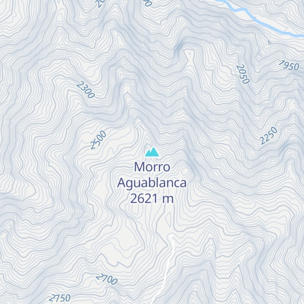 Map of Morro Aguablanca
