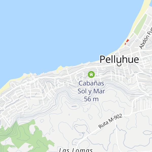 Map of Cabañas Población Los Jara
