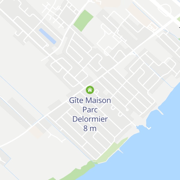 Map of Gîte Maison Parc Delormier