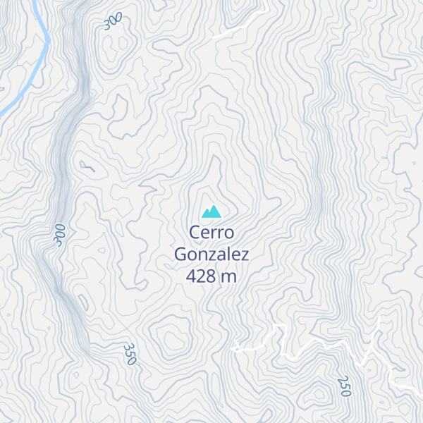 Map of Cerro Gonzalez