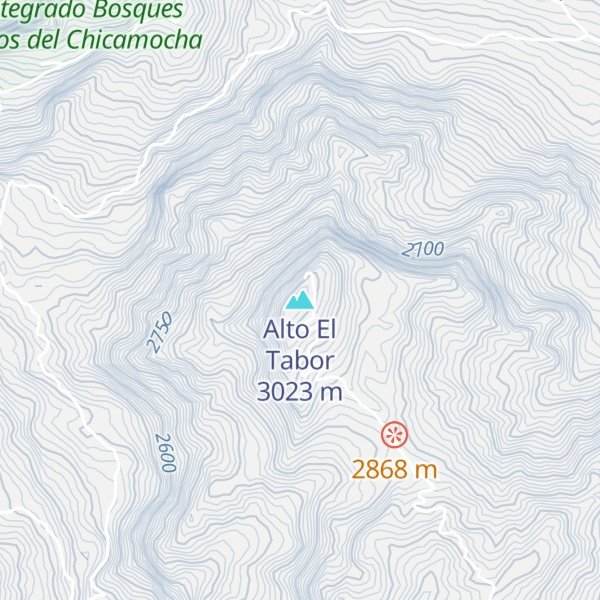 Map of Alto El Tabor
