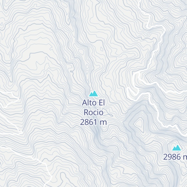 Map of Alto El Rocio