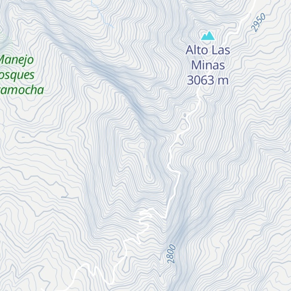 Map of Cerro El Novillero
