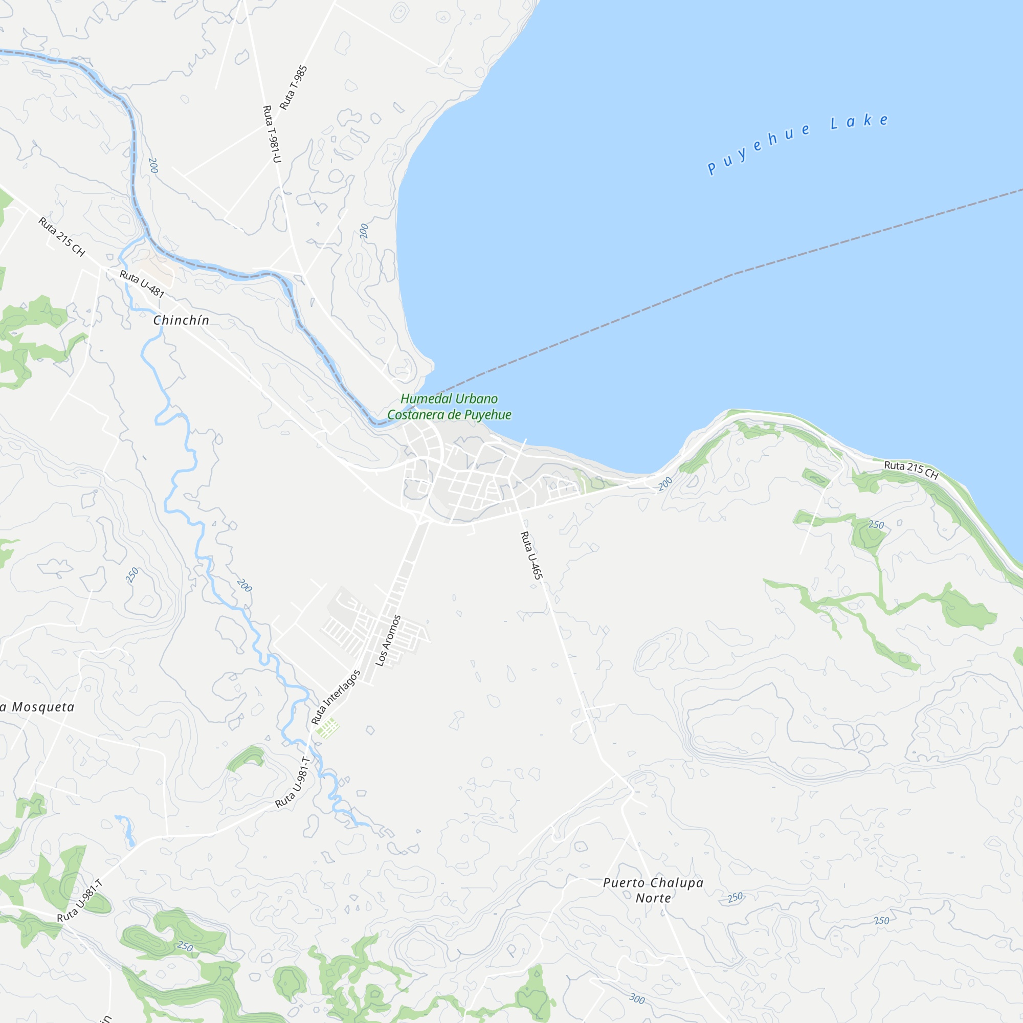 Cabañas Sofanor map