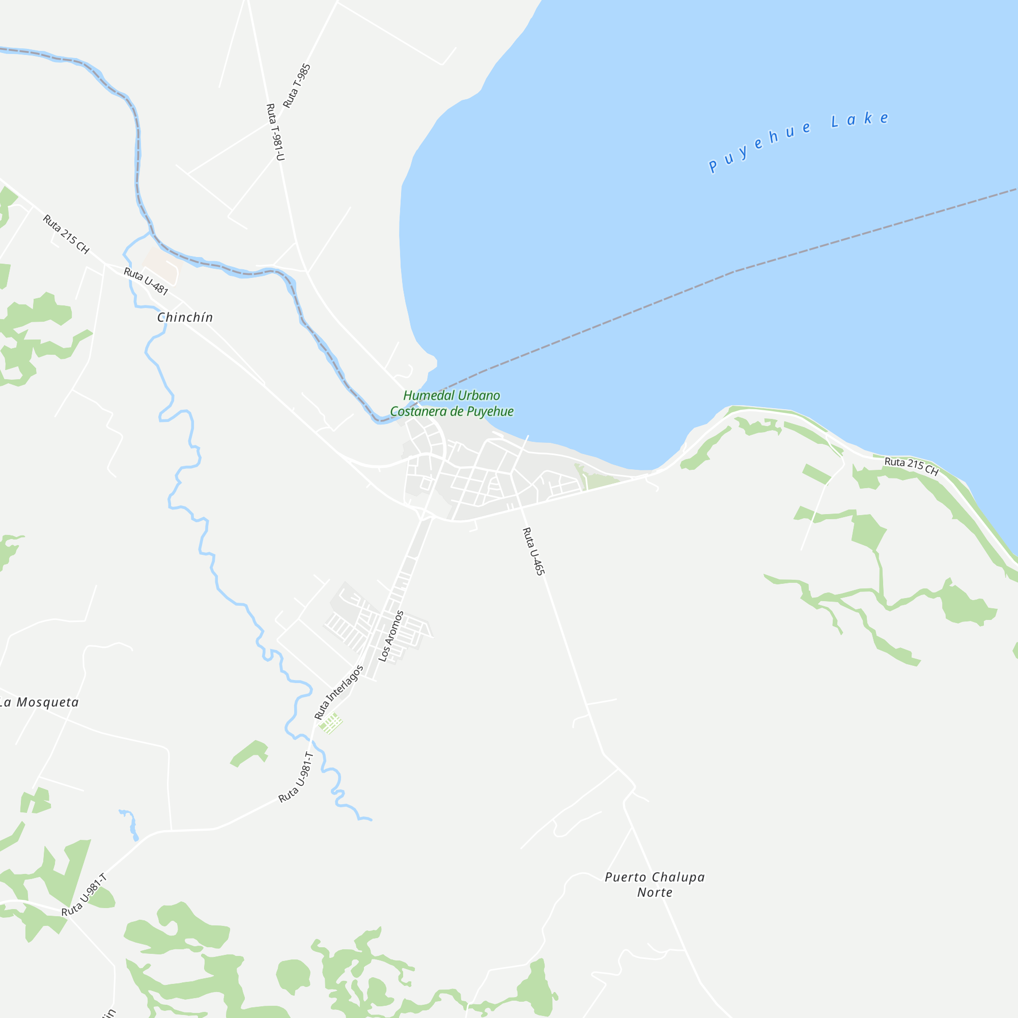 Cabañas San Sebastián map