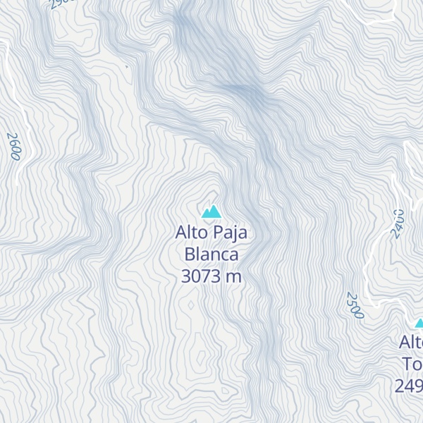 Map of Alto Paja Blanca