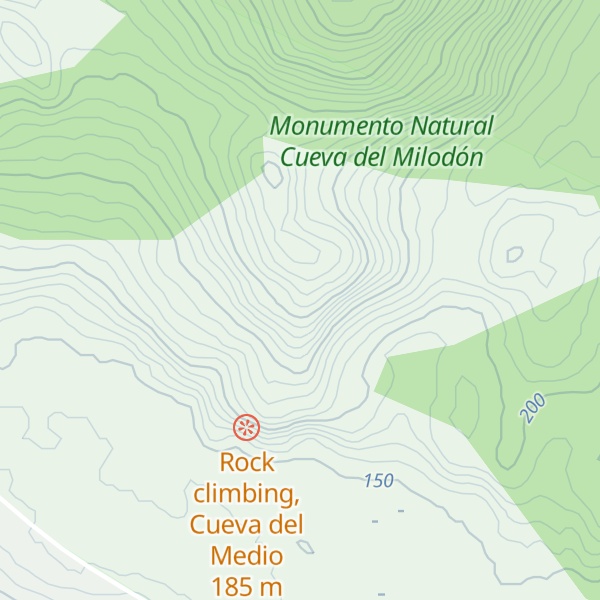 Map of Cerro del Mylodon