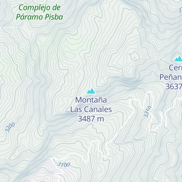 Map of Montaña  Las Canales