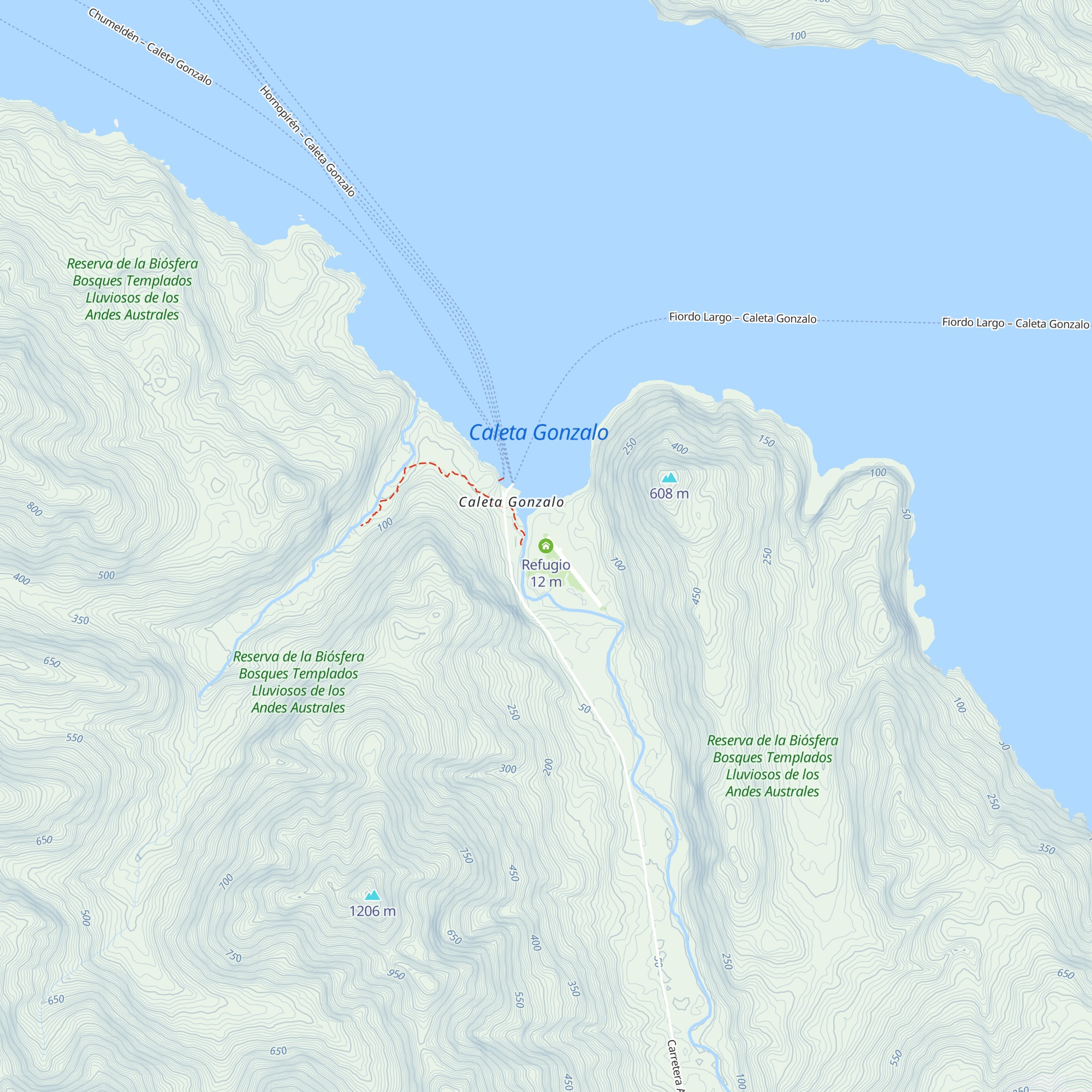 Refugio map