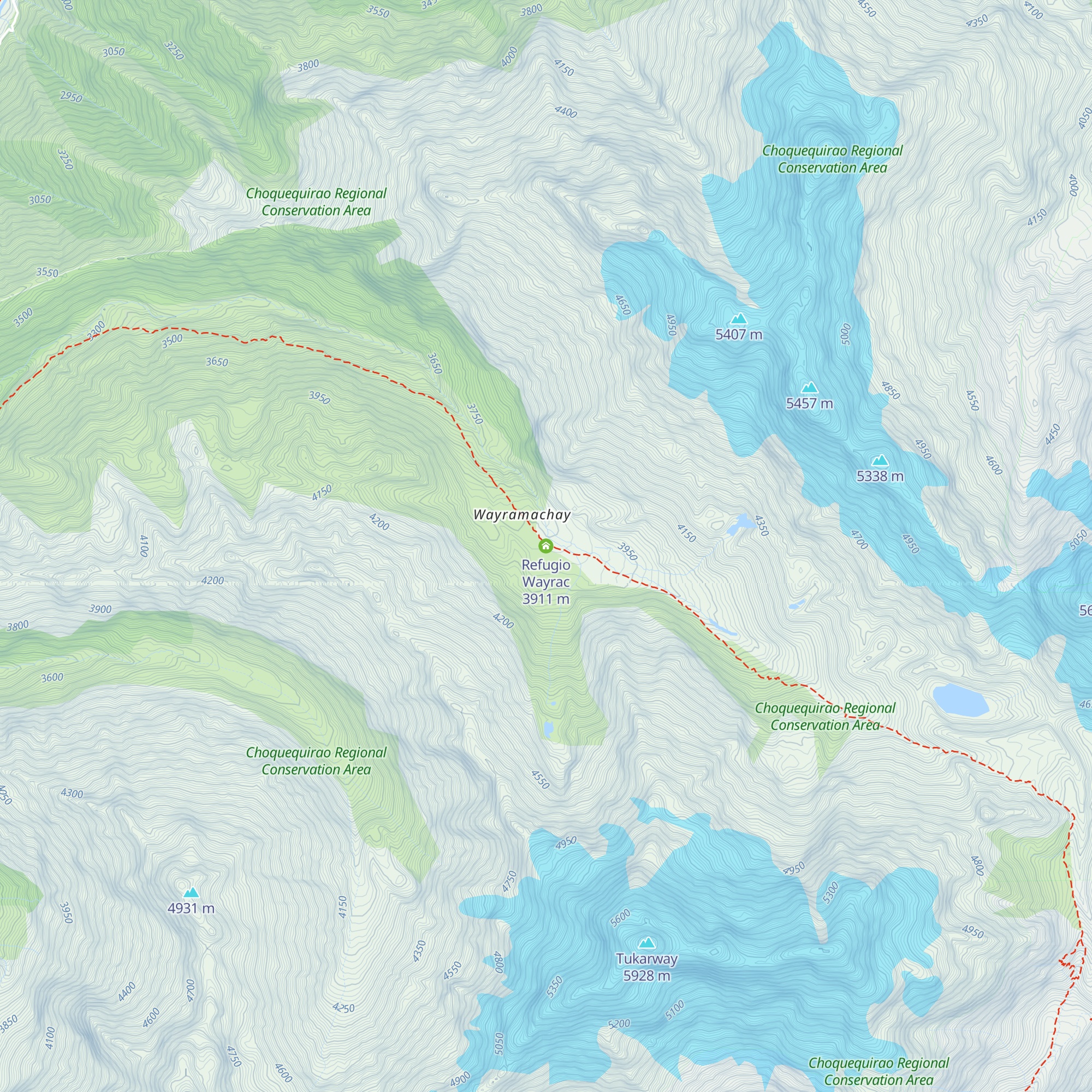 Refugio Wayrac map