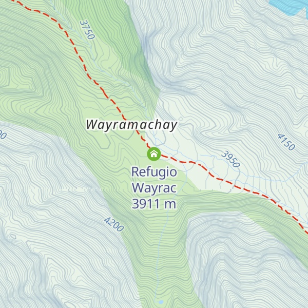 Map of Refugio Wayrac