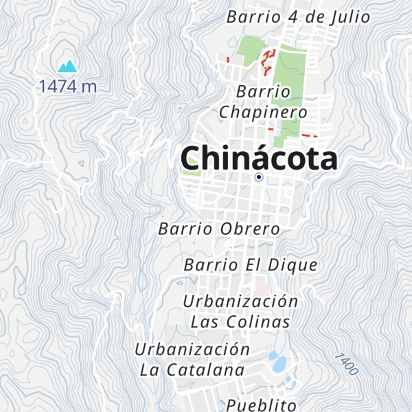 Map of Hugo