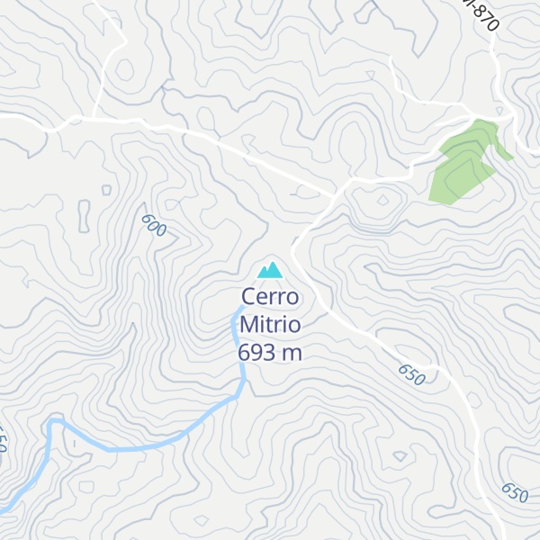 Map of Cerro Mitrio