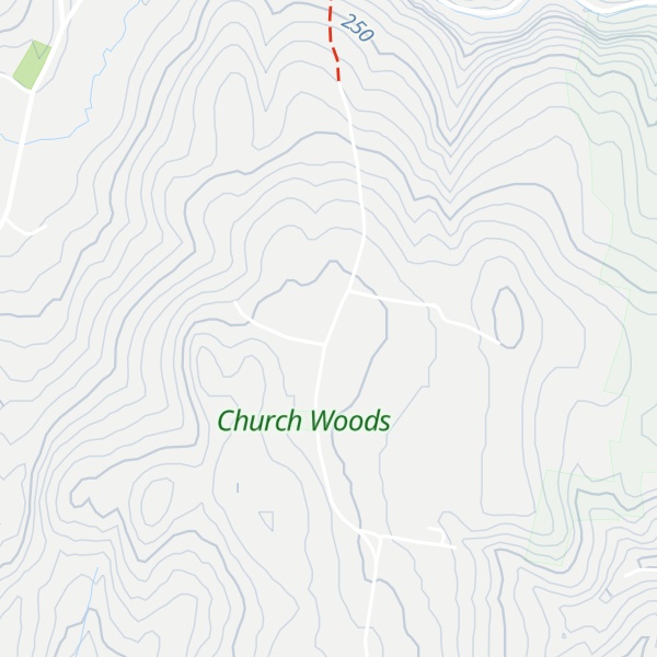 Map of East Hill