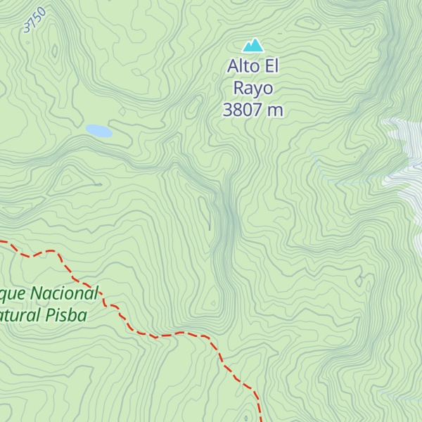 Map of Cuchilla de Candelas